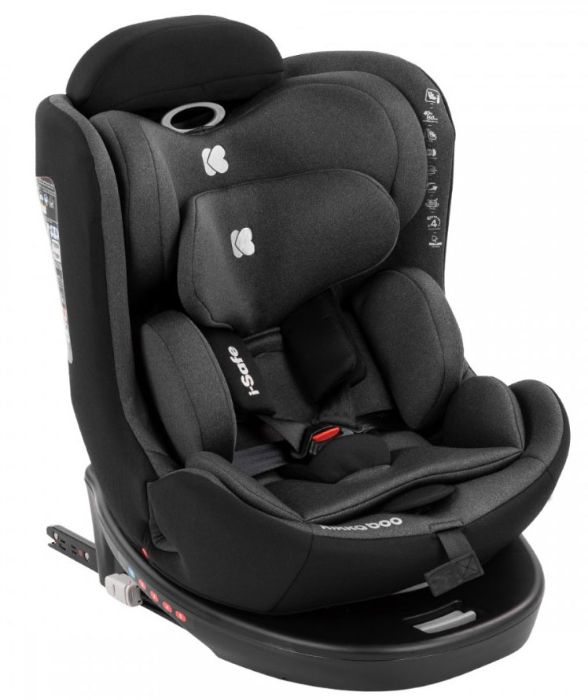 Cadeira auto Kikka Boo I-Safe I-Size 40-150 cm Cinzento escuro