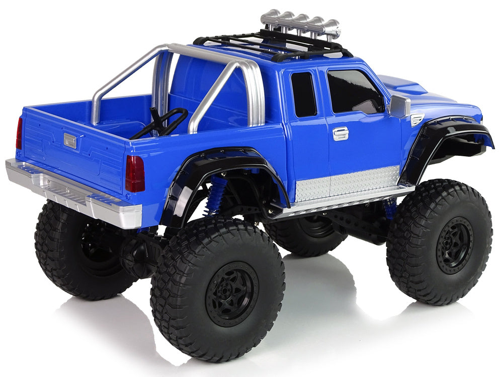 Carro telecomandado todo-o-terreno 4x4 azul 1:8