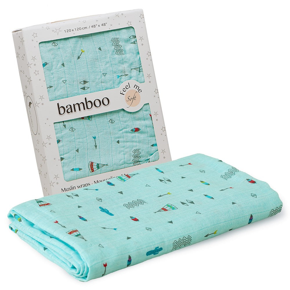 Fralda 120 X 120 Bambu Cabaña Verde Interbaby