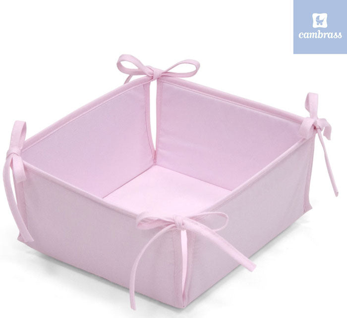 Cambrass - Cesto produtos ROSA, LISO