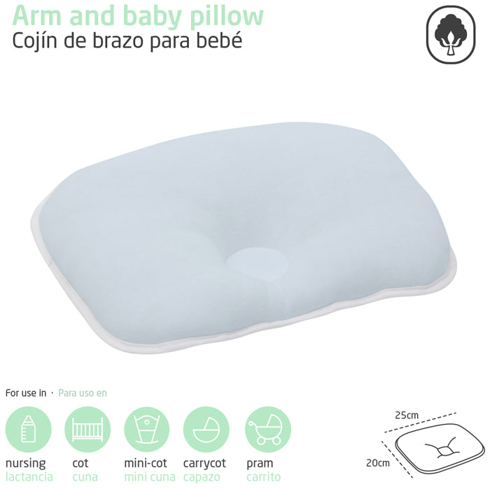 Cambrass - Almofada de braço LISO E, CELESTE