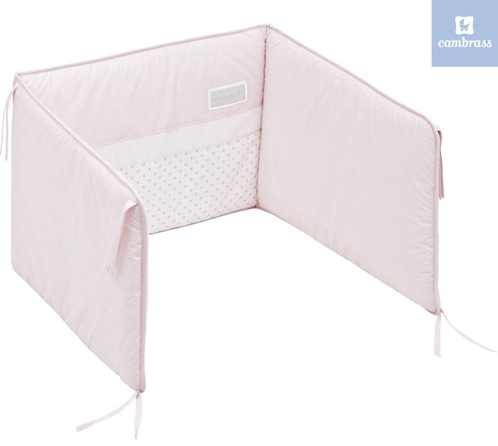 Cambrass - Protetor cama de grades STAR rosa