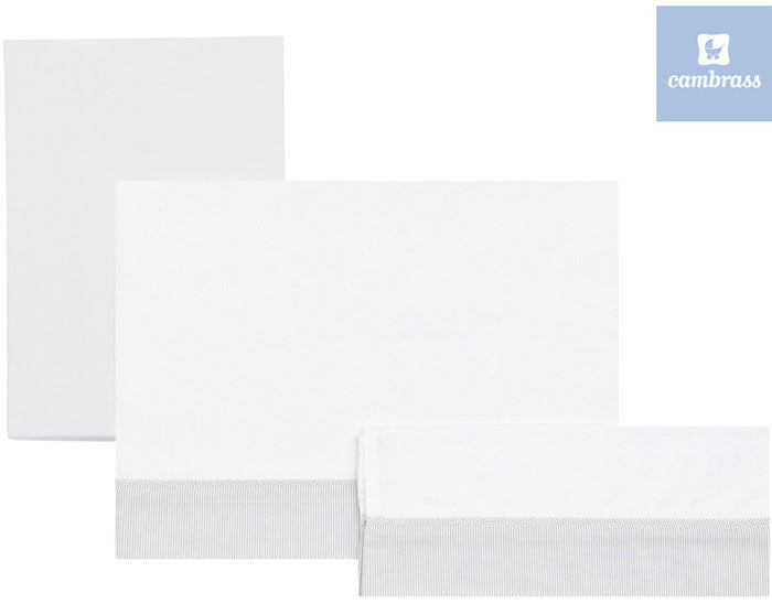 Cambrass - Lençóis cama grades GRIS, STAR