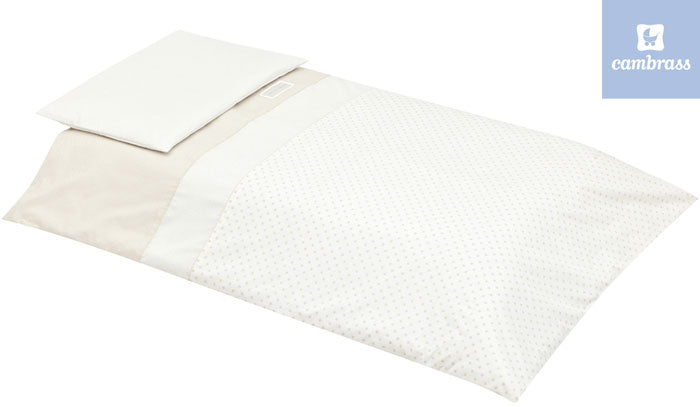 Cambrass - Capa cama de grades BEIGE, STAR