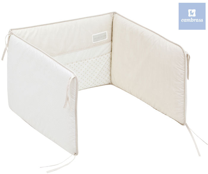 Cambrass - Protetor cama de grades STAR 60x40 cm Beje