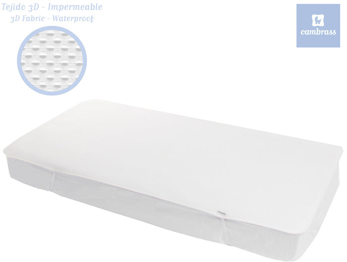 Cambrass - Protetor de colchão 60x120 cm branco