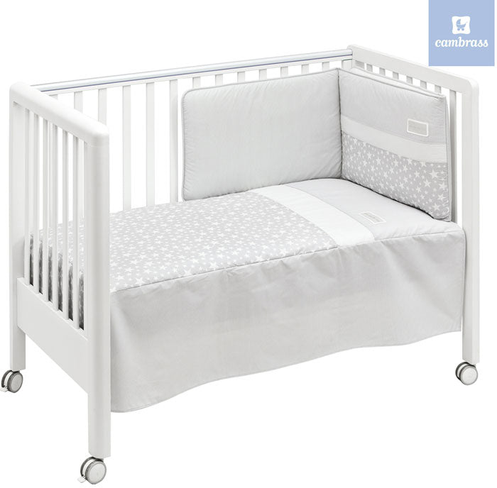 Cambrass - Jogo de colcha + protetor STAR cinzento