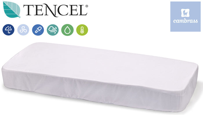 Cambrass - Cobertura de colchão, 60x120 cm ROSA