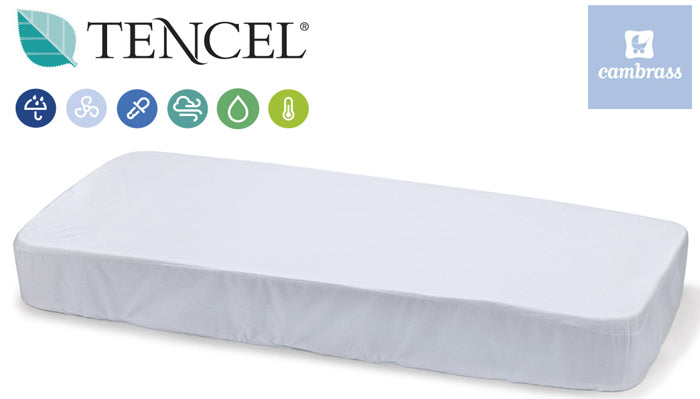 Cambrass - Cobertura de colchão, 70x140 cm CELESTE