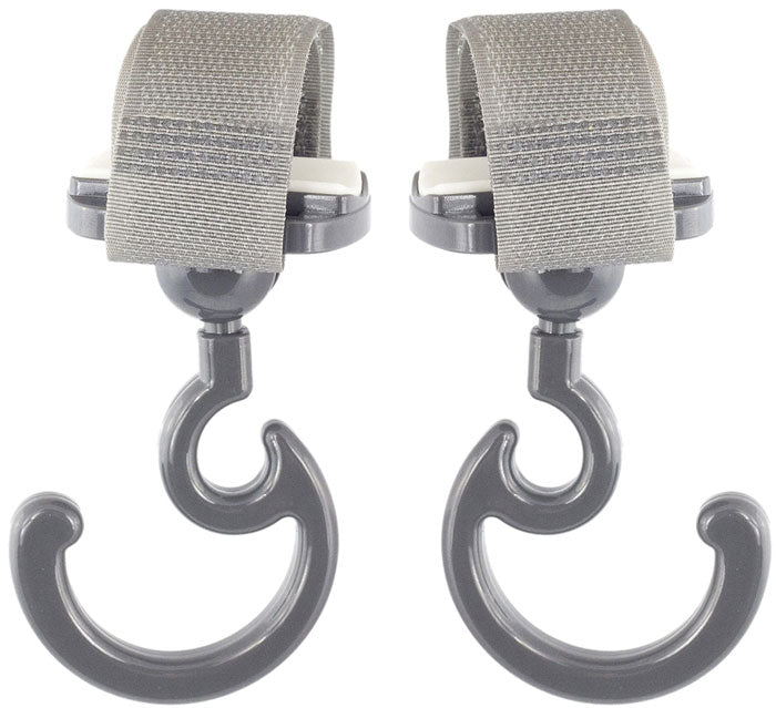 Cambrass - Gancho para carrinho de bebé multifunções cinzento