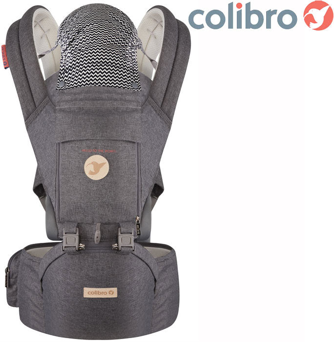 COLIBRO - Porta bebés HONEY 6 in 1 Onyx