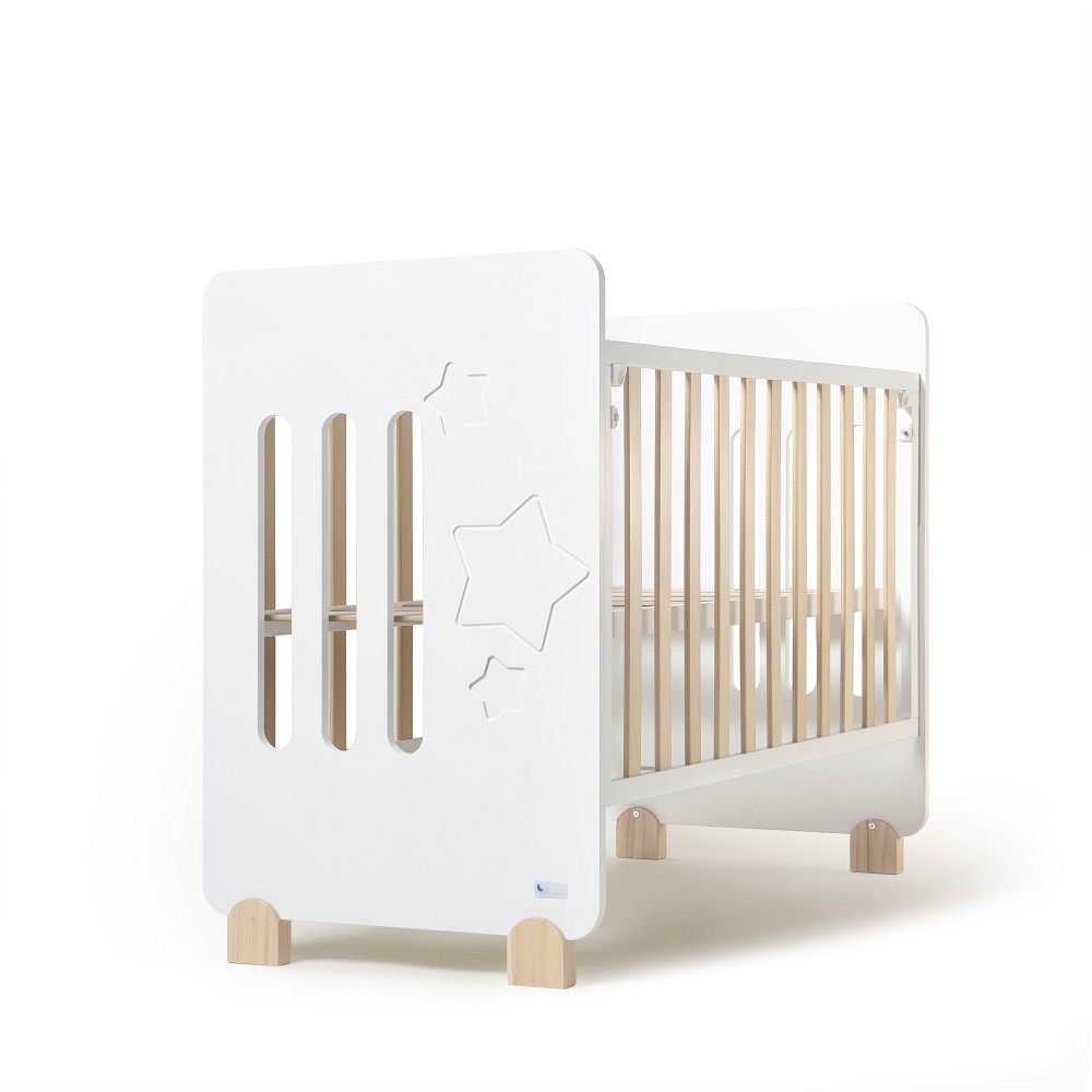 Cama de grades 60X120 Star Nature Branco Interbaby