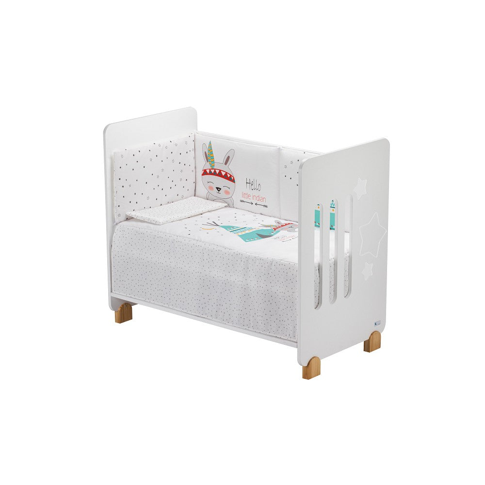 Cama Star Nature + Tipi Oso Branco Interbaby