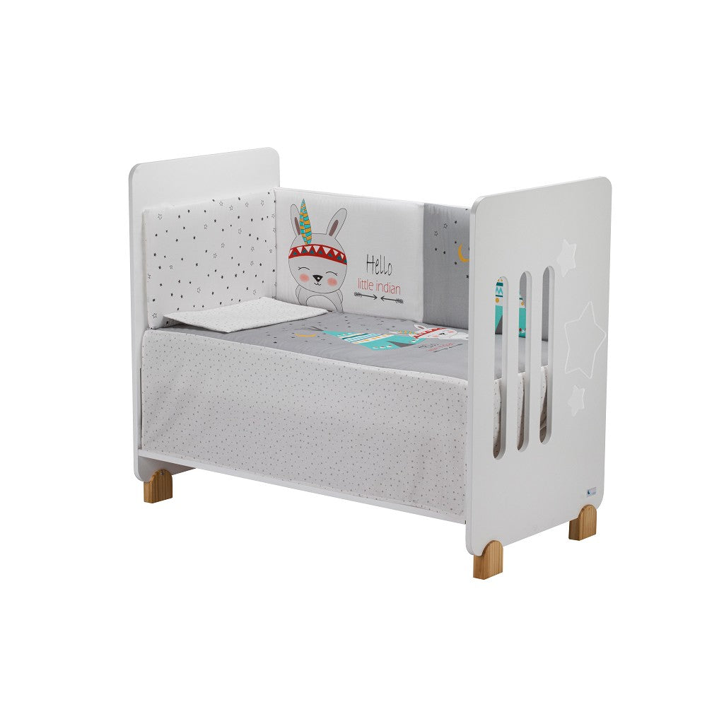Cama Star Nature + Tipi Oso Cinza Interbaby