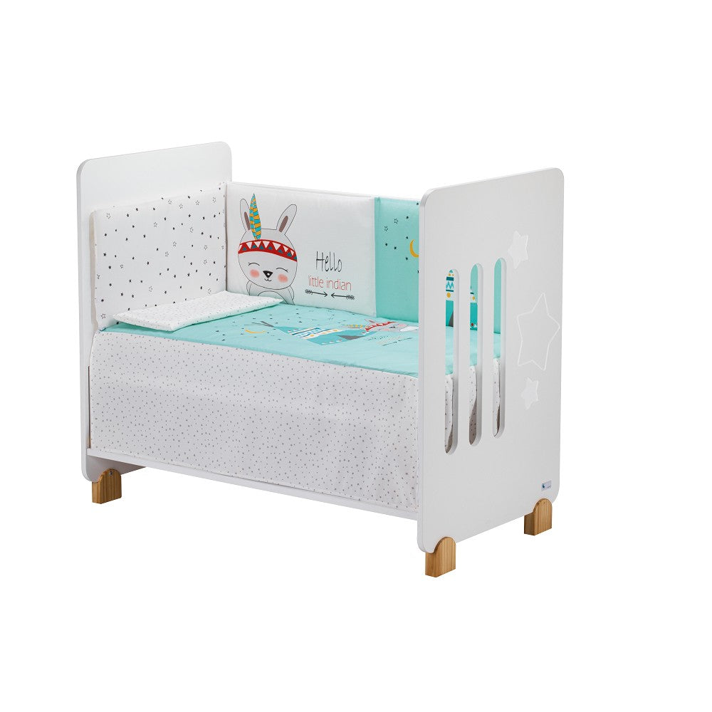 Cama Star Nature + Tipi Oso Verde Interbaby