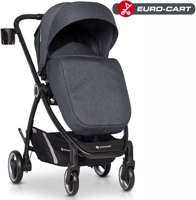 EURO-CART - Carrinho de bebé CROX Coal