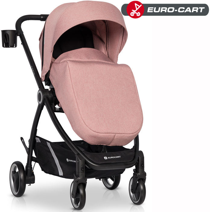 EURO-CART - Carrinho de bebé CROX Rose