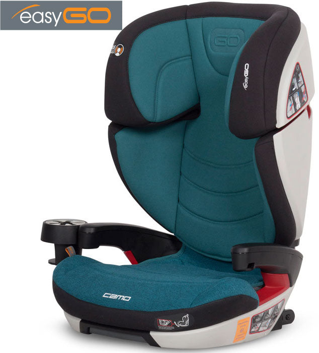 EASYGO - Cadeira auto CAMO Adriatic (grupo II+III, 15-36 kg)