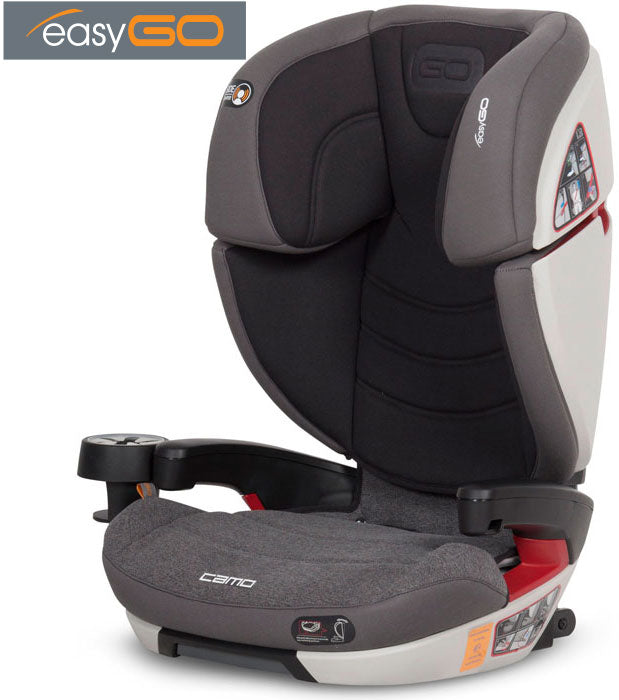 EASYGO - Cadeira auto CAMO Carbon (grupo II+III, 15-36 kg) Carbon
