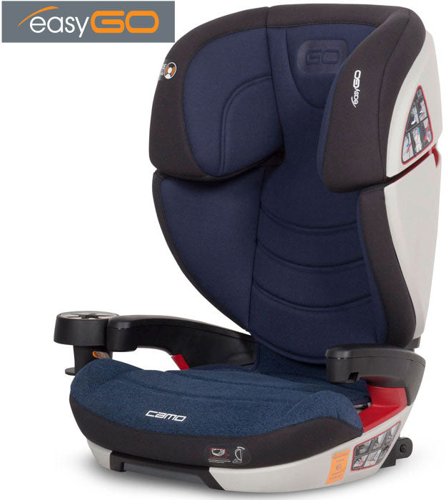 EASYGO - Cadeira auto CAMO Navy (grupo II+III, 15-36 kg) Navy