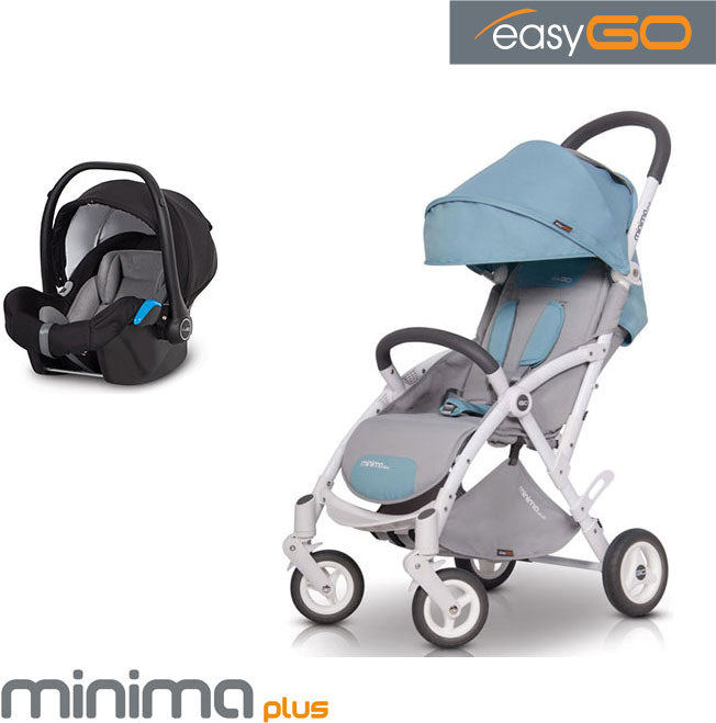 EASYGO - Carrinho multifuncional MINIMA PLUS + STARTER 0+ ISOFIX READY Niagara