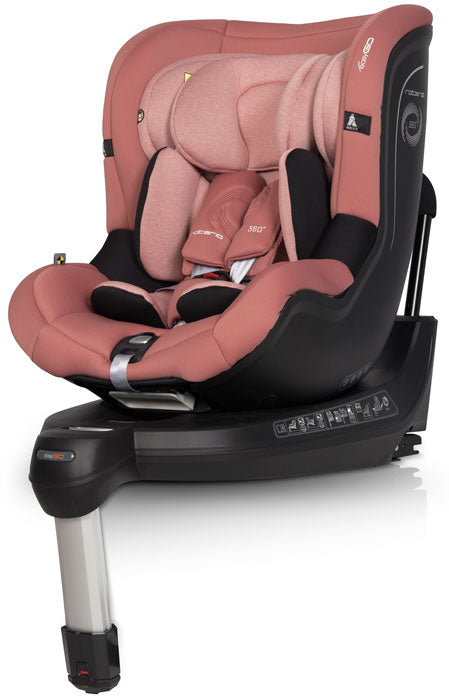 EASYGO - Cadeira auto ROTARIO Rose (grupo 0 + 1, 0-18 kg)