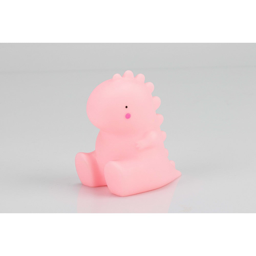 Luz de presença Led Dinosaurio Rosa Interbaby