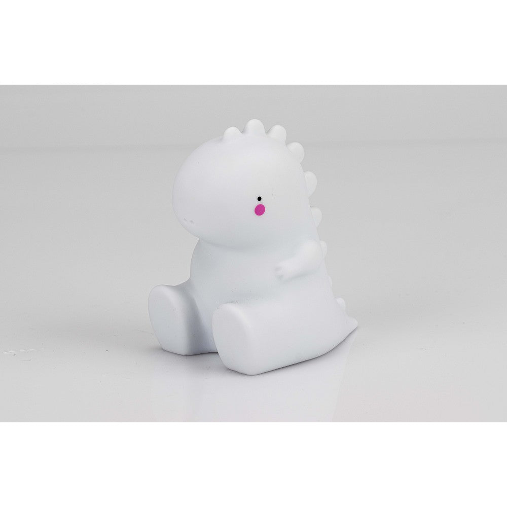 Luz de presença Led Dinosaurio Branco Interbaby