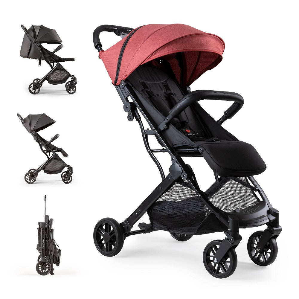 Carrinho De Passeio Minimum Space Plus Vermelho Interbaby