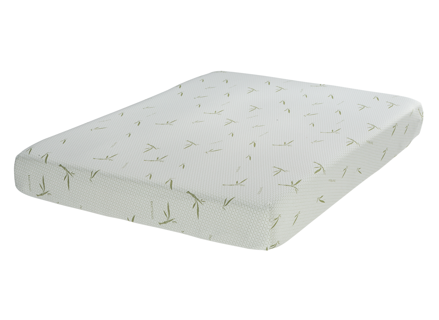 Colchão de espuma fria 200 x 90 x 12 cm capa bambu