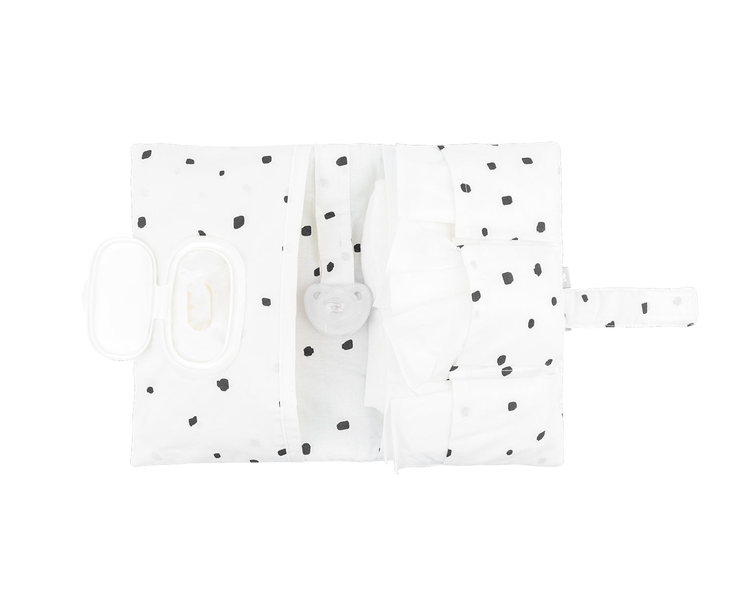 Porta-fraldas Bear with me Menta - blanco Kikkaboo