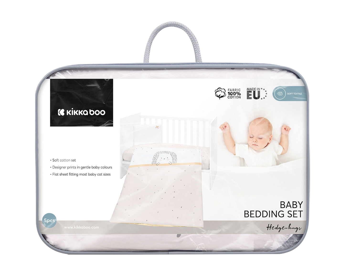 Conjunto de cama Hedge-hugs de 5 peças Kikkaboo