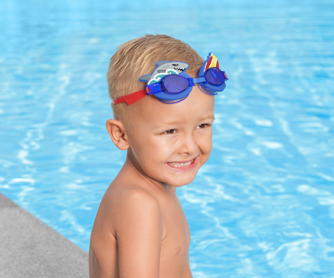 Óculos De Natação Aquapals Shark Bestway