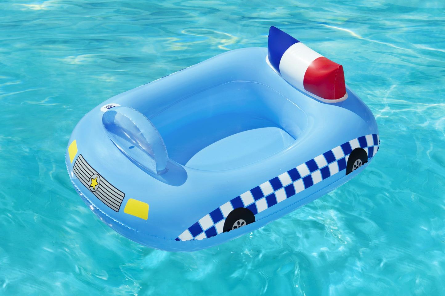 Barco Insuflável Da Polícia Com Som 97Cm X 74Cm Bestway