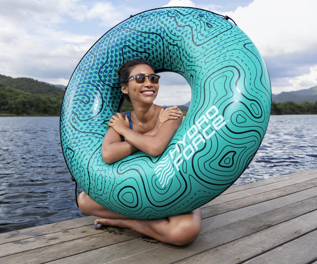 Bóia Insuflável Hydro Force Breeze Rider Marine 1,19M Bestway