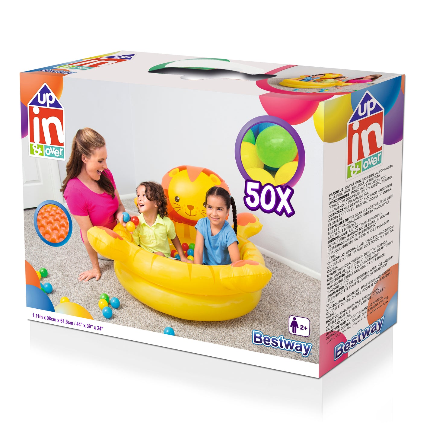 Piscina Insuflável Com Bolas 111Cm X 98Cm X 61,5Cm Bestway