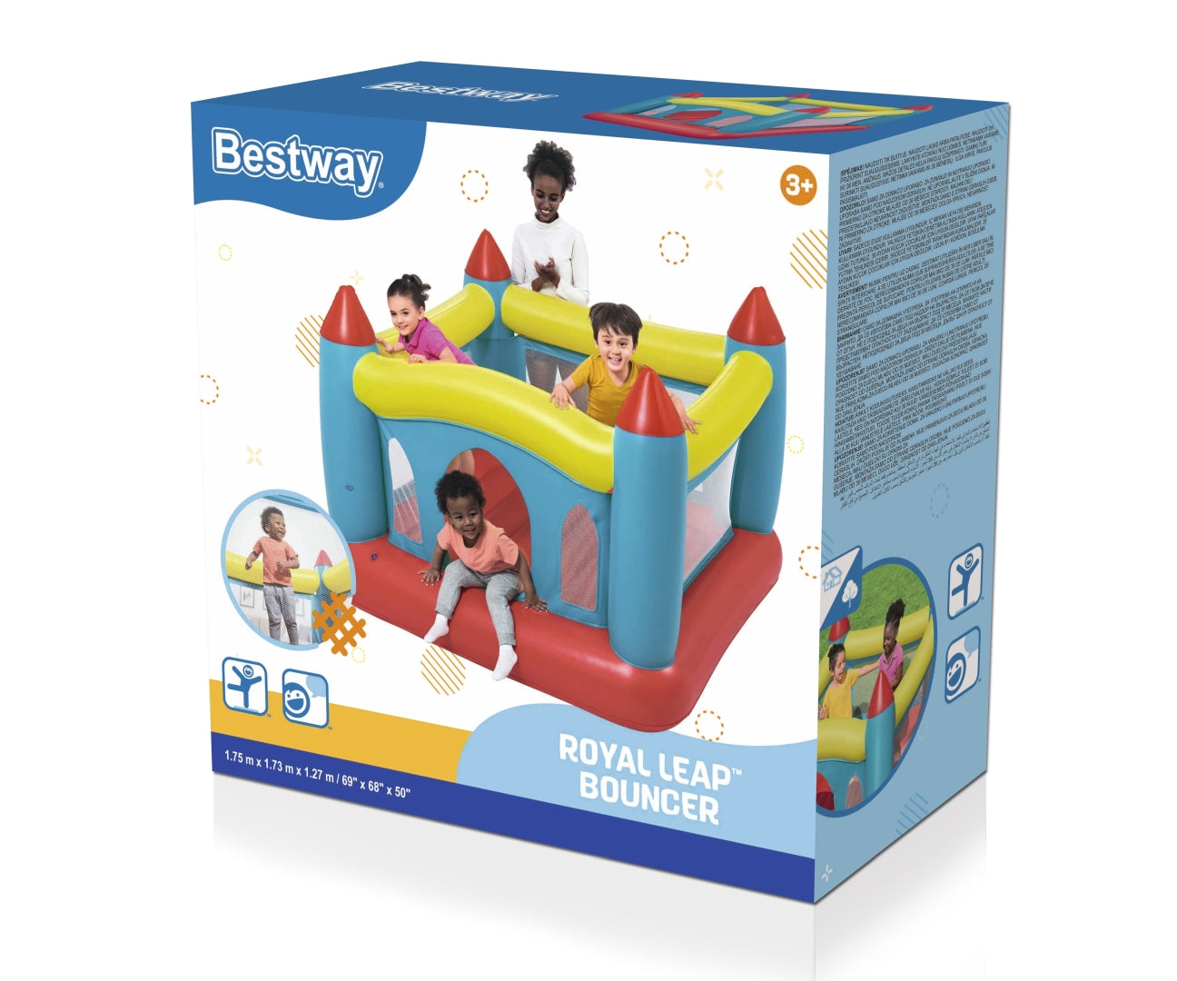 Castelo Insuflável Royal Leap Bouncing Castle 1,75M X 1,73M X 1,27M Bestway