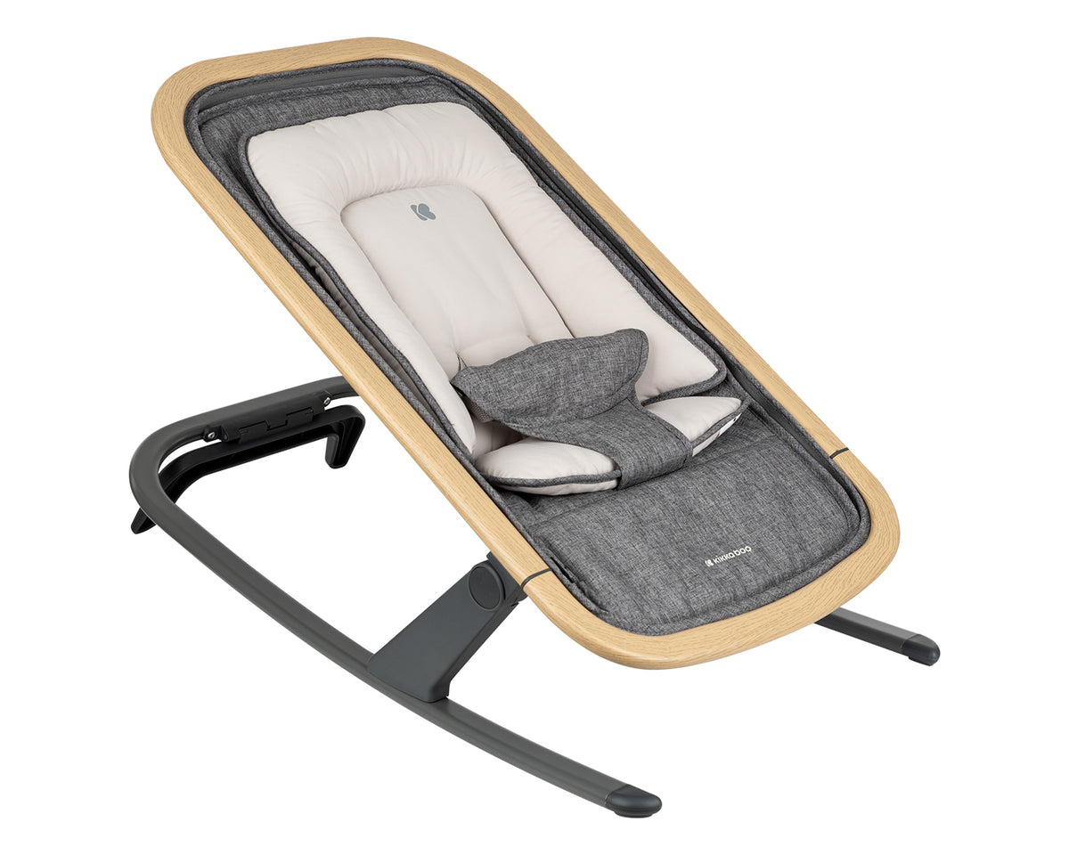 Espreguiçadeira Calmo KikkaBoo Grey Wood