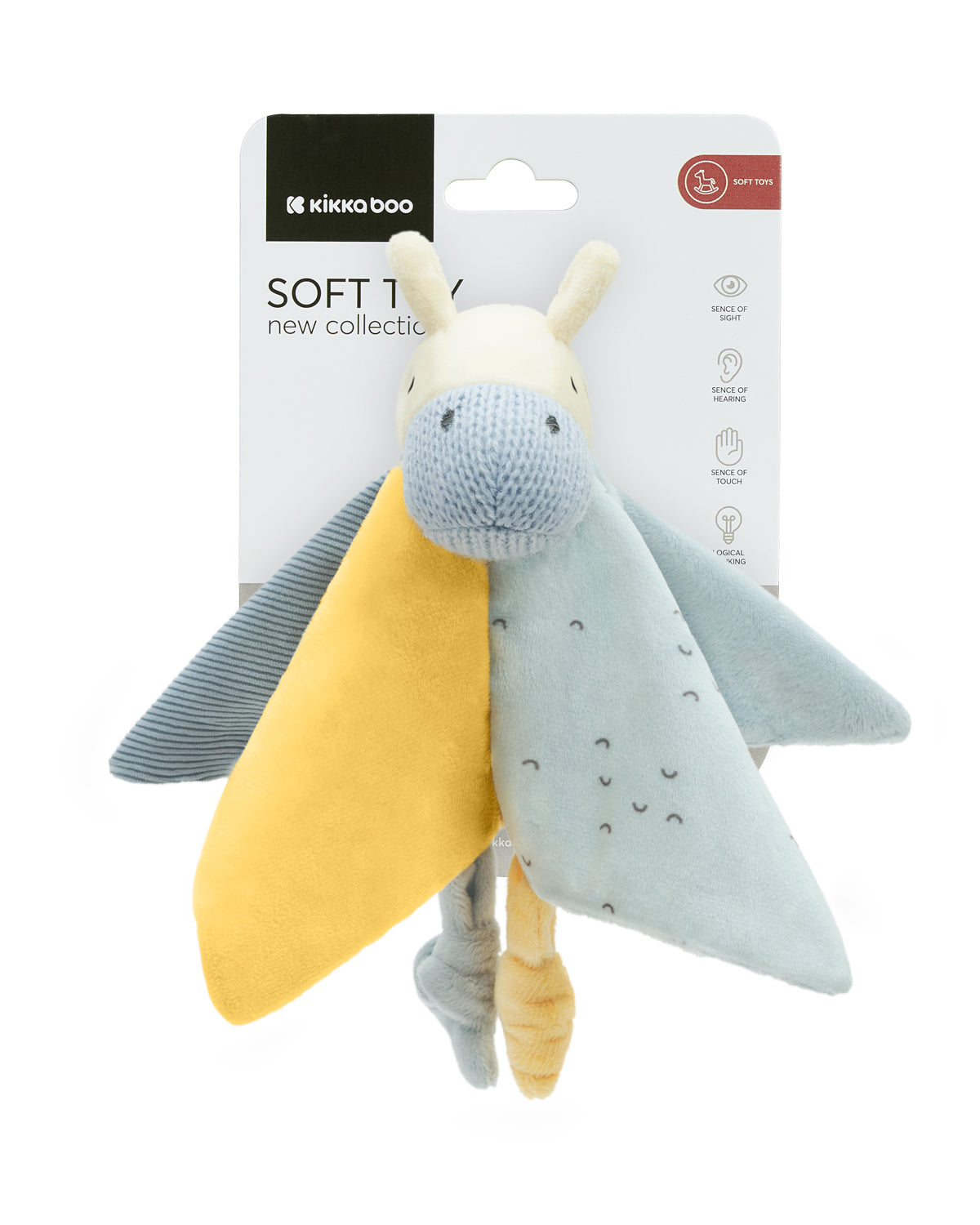 Peluche Stripy Friends Kikkaboo