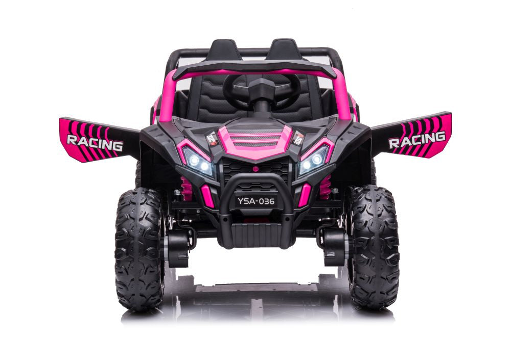 Carro elétrico YSA036 4x4 rosa