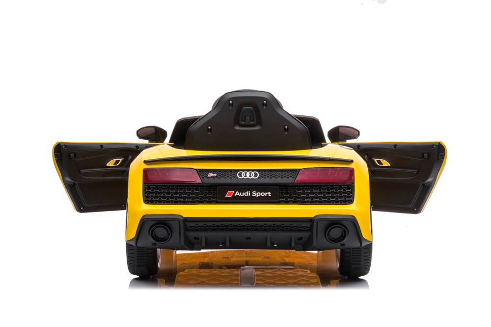 Carro elétrico Audi R8 Lift A300 amarelo