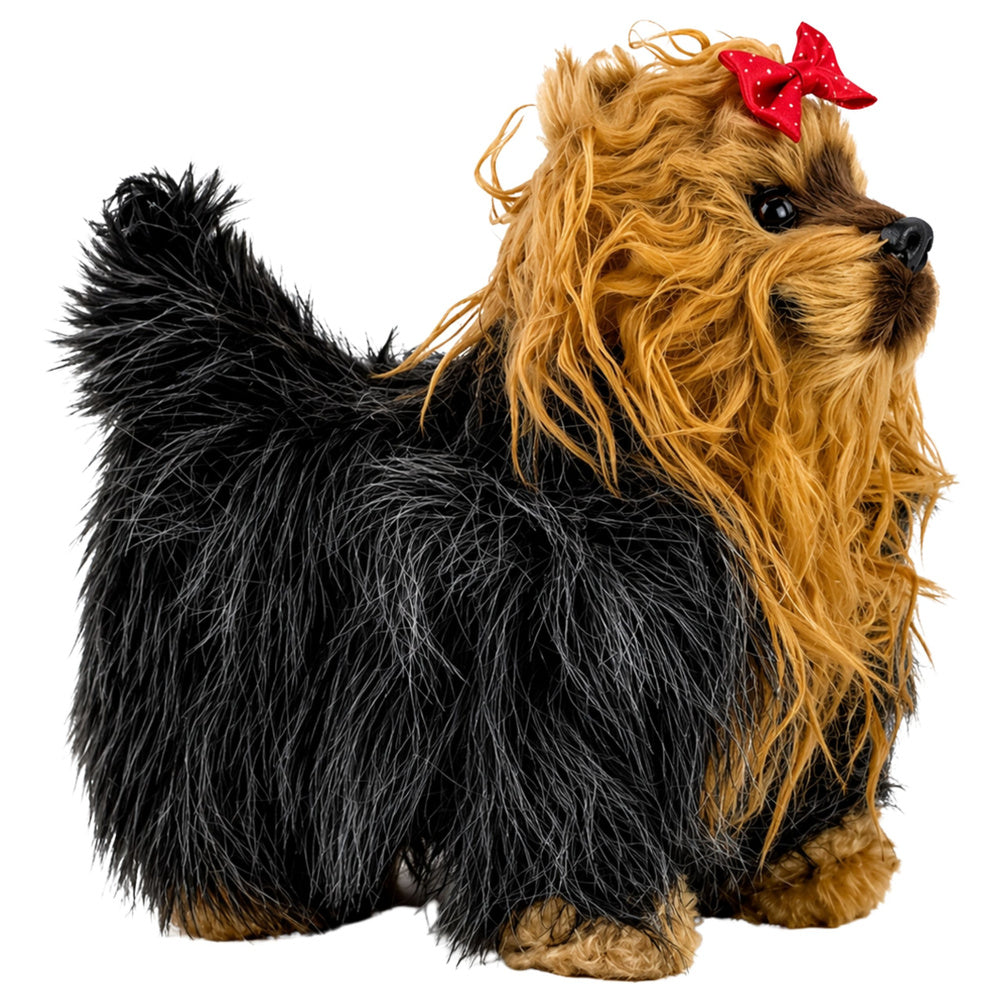 Cão interativo Yorkshire ladra move