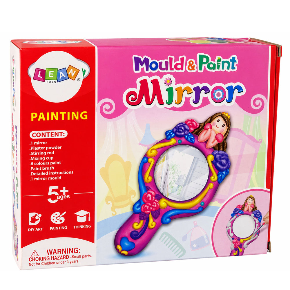 Kit moldes gesso com espelho pintura