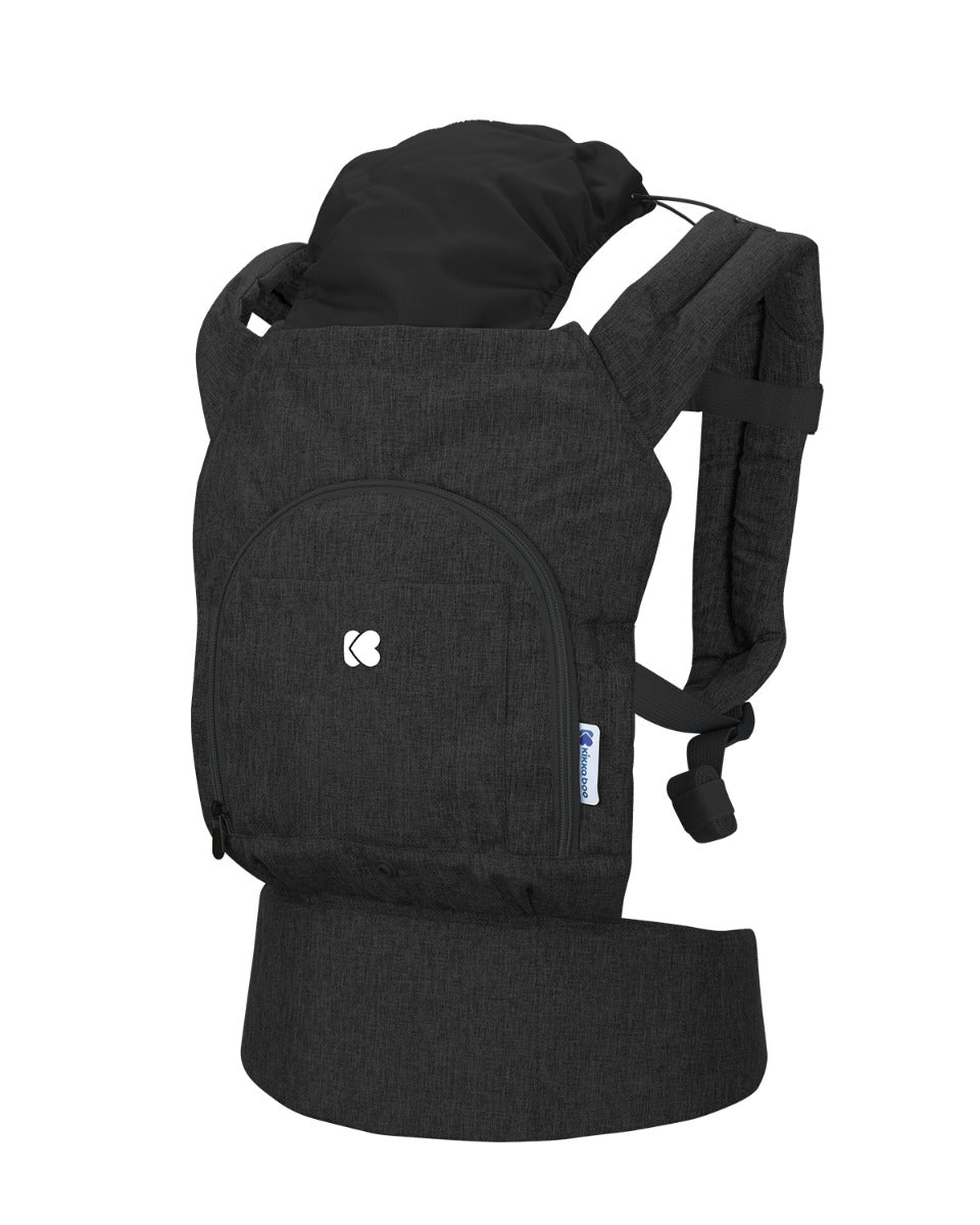 Portabebés Hoody Negro Kikkaboo