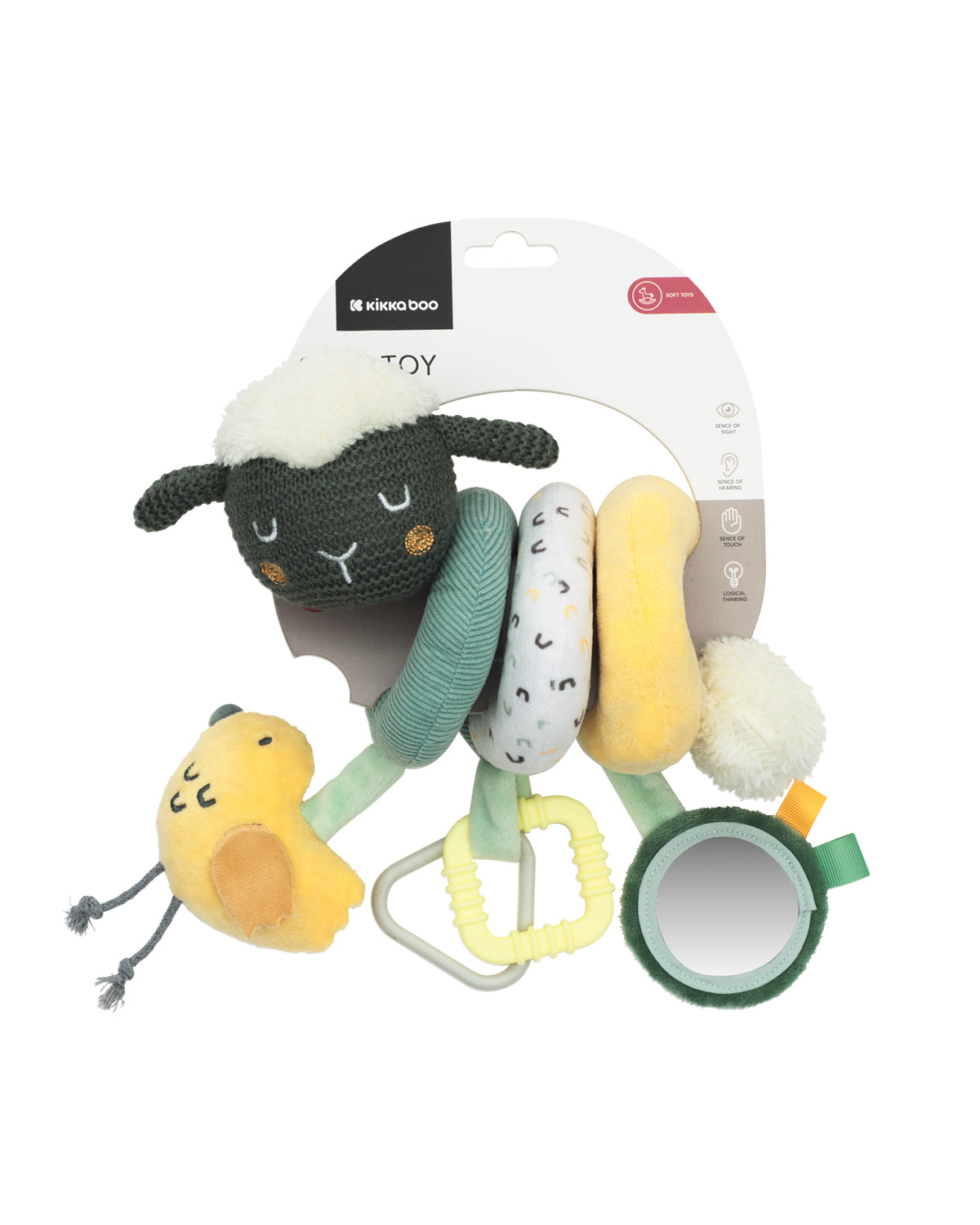 Ovelha Sonolenta Espiral Horizontal Kikkaboo