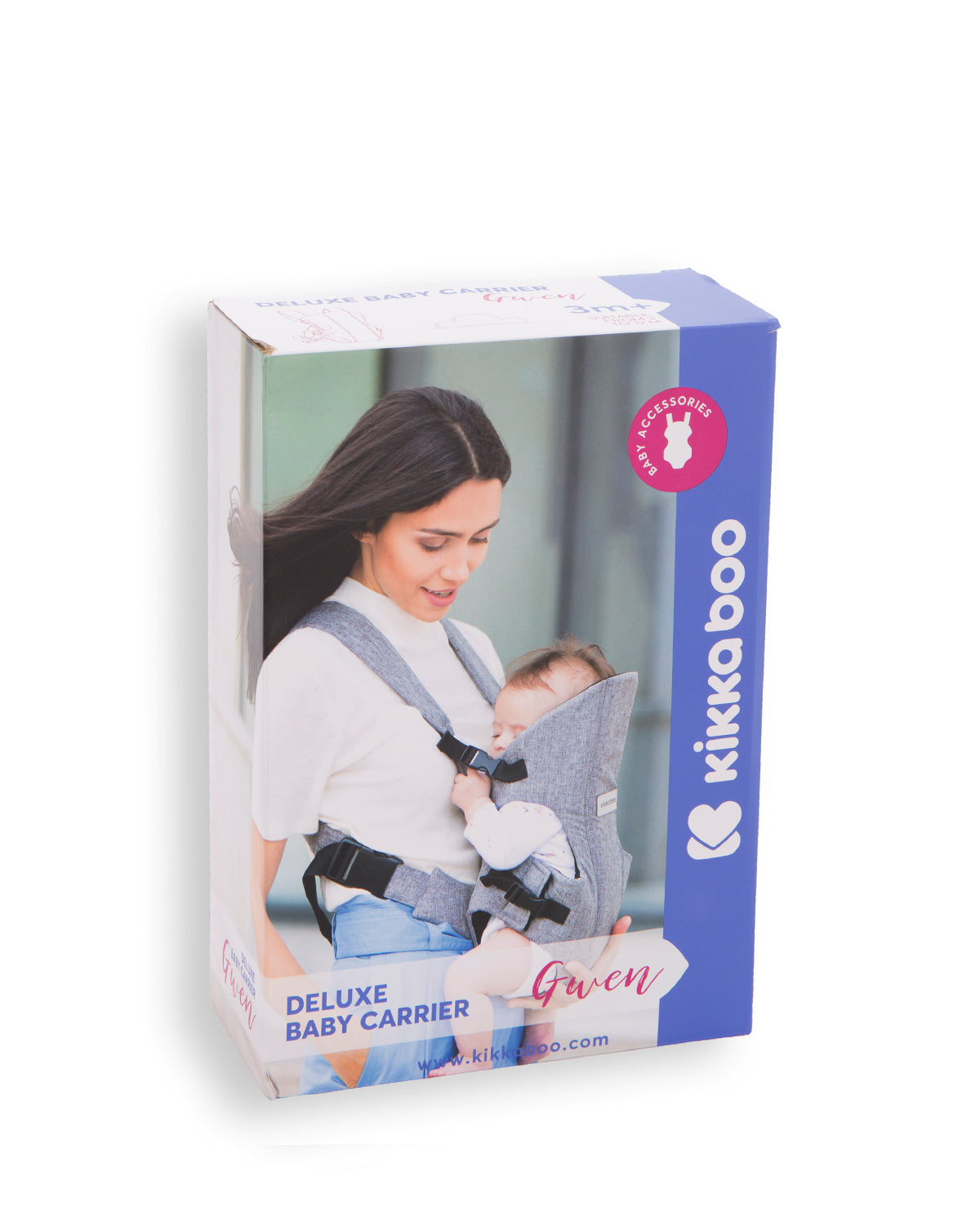 Portabebés Gwen Gris Kikkaboo