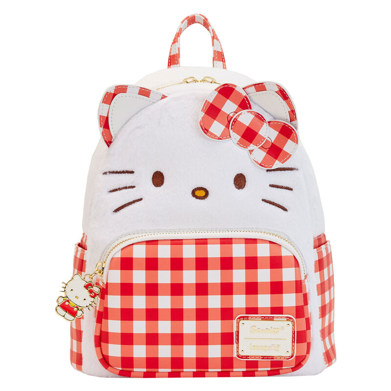 Mochila Loungefly Sanrio Hello Kitty Gingham 26cm