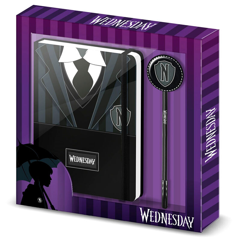 Wednesday Uniforme agenda + estojo de canetas