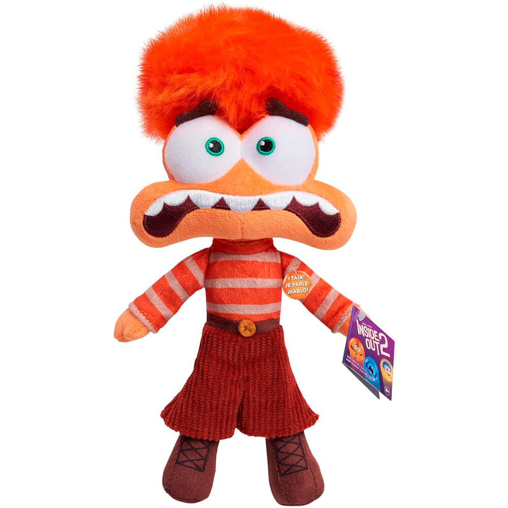 Peluche Disney Pixar Inside Out 2 Ansiedade inglês 20cm