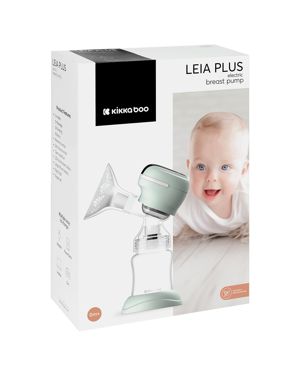 Bomba de extração de leite elétrica integrada Leia Plus